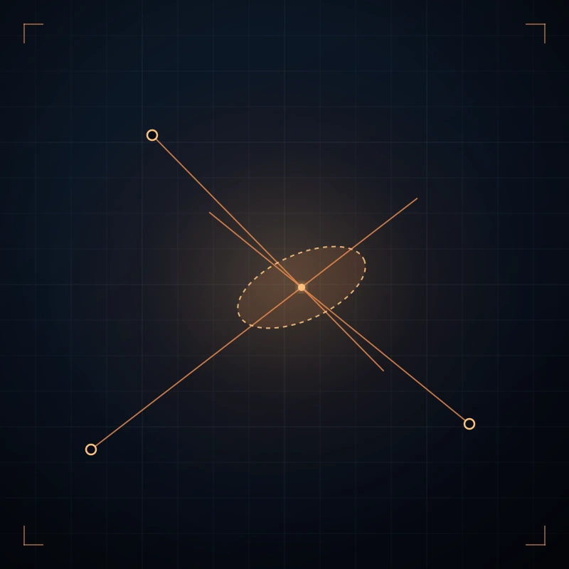Crossing Bearings: Locating an Emitter You Cannot See cover art